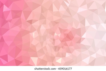 Red polygonal illustration, which consist of triangles. Geometric background in Origami style with gradient. Triangular design for your business.