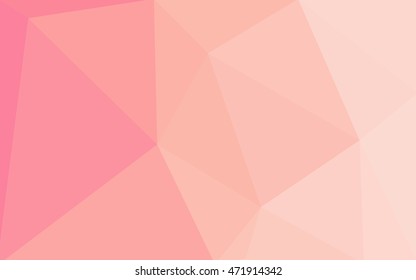Red polygonal illustration, which consist of triangles. Geometric background in Origami style with gradient. Triangular design for your business.