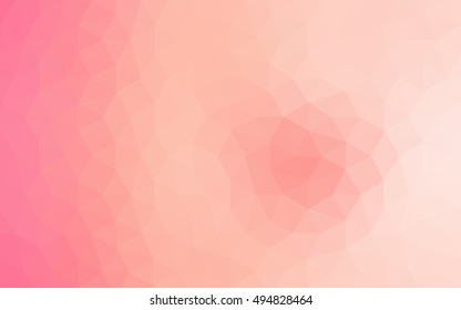 Red polygonal illustration, which consist of triangles. Geometric background in Origami style with gradient. Triangular design for your business.
