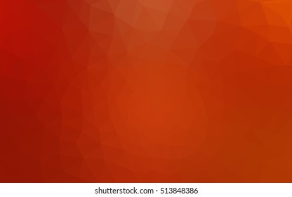 Red polygonal illustration, which consist of triangles. Geometric background in Origami style with gradient. Triangular design for your business.