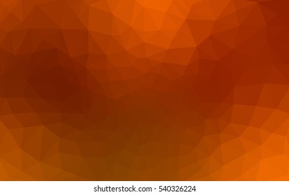 Red polygonal illustration, which consist of triangles. Geometric background in Origami style with gradient. Triangular design for your business.