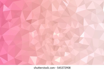 Red polygonal illustration, which consist of triangles. Geometric background in Origami style with gradient. Triangular design for your business.