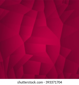 Red Polygonal Mosaic Background,  Abstract mosaic background. Layout for business and web design. Vector illustration.