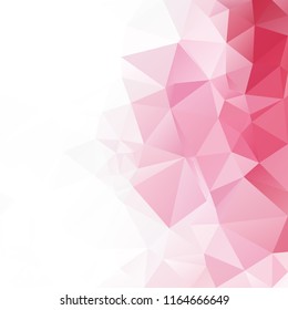 Red Polygonal Mosaic Background, Creative Design Templates