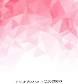 Red Polygonal Mosaic Background, Creative Design Templates