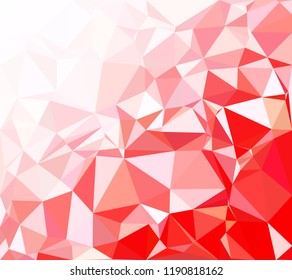 Red Polygonal Mosaic Background, Creative Design Templates