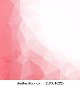 Red Polygonal Mosaic Background, Creative Design Templates