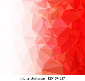 Red Polygonal Mosaic Background, Creative Design Templates