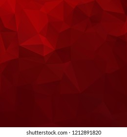 Red Polygonal Mosaic Background, Creative Design Templates