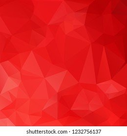 Red Polygonal Mosaic Background, Creative Design Templates