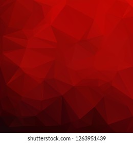 Red Polygonal Mosaic Background, Creative Design Templates