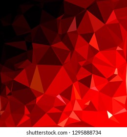 Red Polygonal Mosaic Background, Creative Design Templates