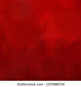 Red Polygonal Mosaic Background, Creative Design Templates