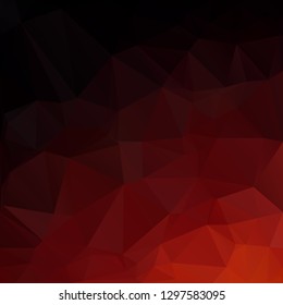 Red Polygonal Mosaic Background, Creative Design Templates