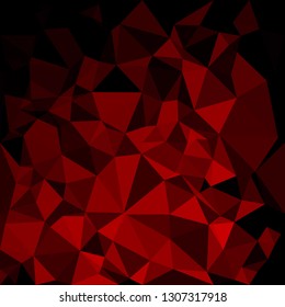 Red Polygonal Mosaic Background, Creative Design Templates