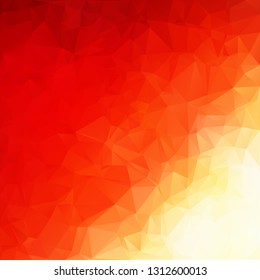 Red Polygonal Mosaic Background, Creative Design Templates