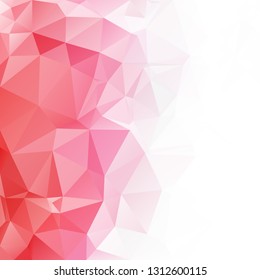 Red Polygonal Mosaic Background, Creative Design Templates