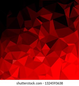 Red Polygonal Mosaic Background, Creative Design Templates