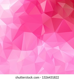 Red Polygonal Mosaic Background, Creative Design Templates