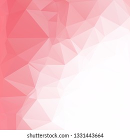 Red Polygonal Mosaic Background, Creative Design Templates