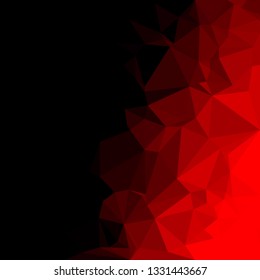 Red Polygonal Mosaic Background, Creative Design Templates