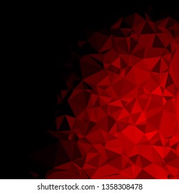 Red Polygonal Mosaic Background, Creative Design Templates