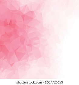 Red Polygonal Mosaic Background, Creative Design Templates