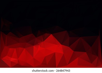  Red  Polygonal Mosaic Background, Creative  Business Design Templates