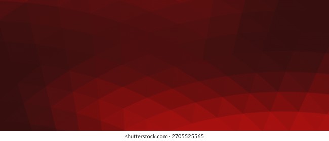 Fundo de mosaico poligonal vermelho, modelos de design criativo