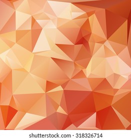 Red Polygonal Mosaic Background, Creative Design Templates