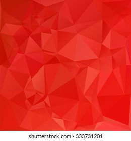 Red Polygonal Mosaic Background, Creative Design Templates