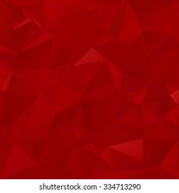 Red Polygonal Mosaic Background, Creative Design Templates