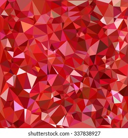 Red Polygonal Mosaic Background, Creative Design Templates