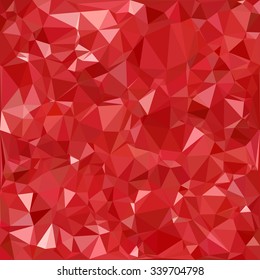 Red Polygonal Mosaic Background, Creative Design Templates