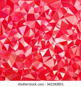 Red Polygonal Mosaic Background, Creative Design Templates