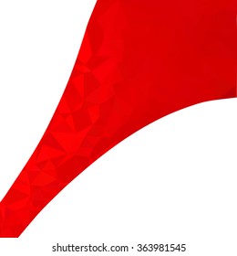 Red Polygonal Mosaic Background, Creative Design Templates