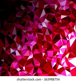 Red Polygonal Mosaic Background, Creative Design Templates