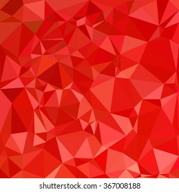 Red Polygonal Mosaic Background, Creative Design Templates