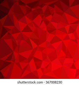 Red Polygonal Mosaic Background, Creative Design Templates