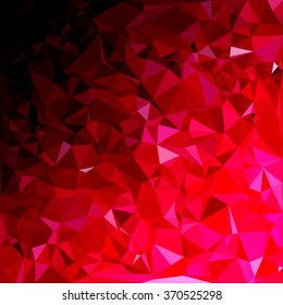 Red Polygonal Mosaic Background, Creative Design Templates