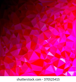 Red Polygonal Mosaic Background, Creative Design Templates