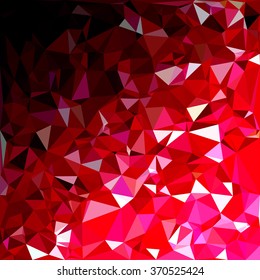 Red Polygonal Mosaic Background, Creative Design Templates