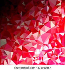 Red Polygonal Mosaic Background, Creative Design Templates