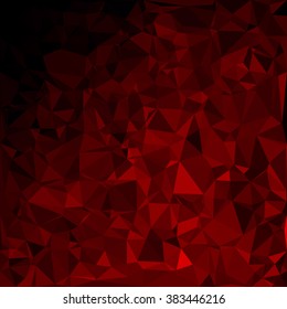 Red Polygonal Mosaic Background, Creative Design Templates