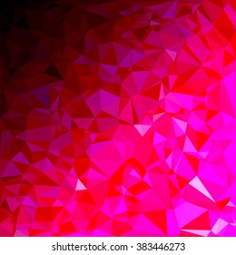 Red Polygonal Mosaic Background, Creative Design Templates