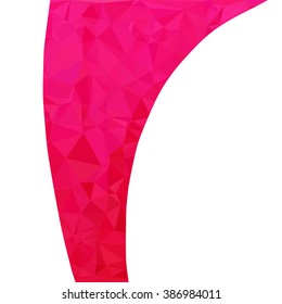 Red Polygonal Mosaic Background, Creative Design Templates