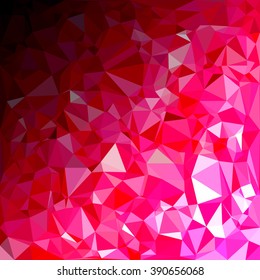 Red Polygonal Mosaic Background, Creative Design Templates