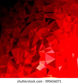 Red Polygonal Mosaic Background, Creative Design Templates