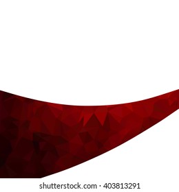 Red Polygonal Mosaic Background, Creative Design Templates