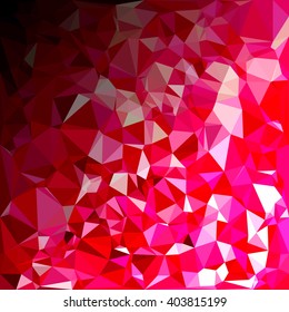 Red Polygonal Mosaic Background, Creative Design Templates